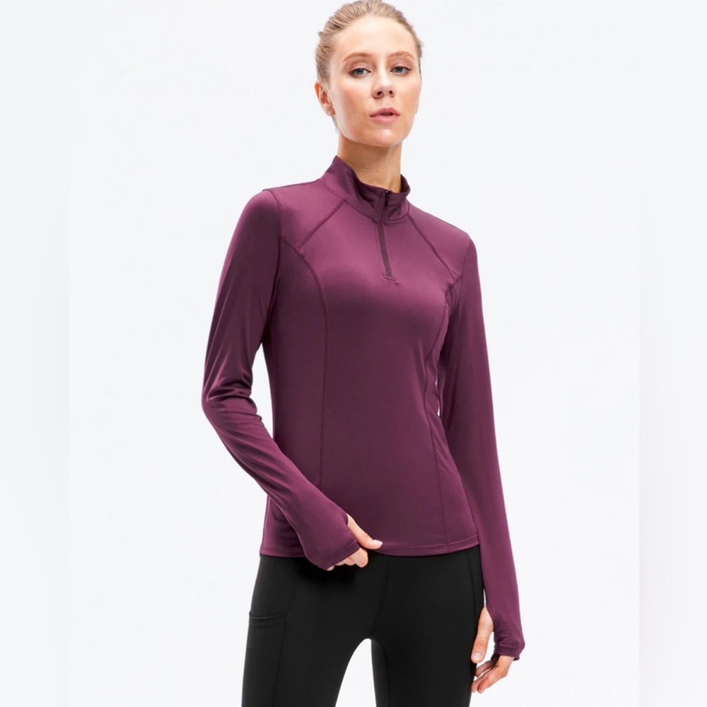 Snozu Quarter Zip Women’s Pullover Purple Size Small